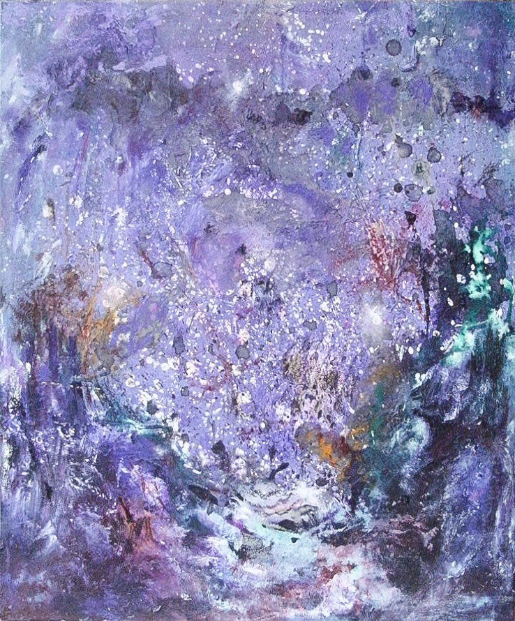 14. "Night Sky" - acrylic on canvas, 51x61cm, unframed