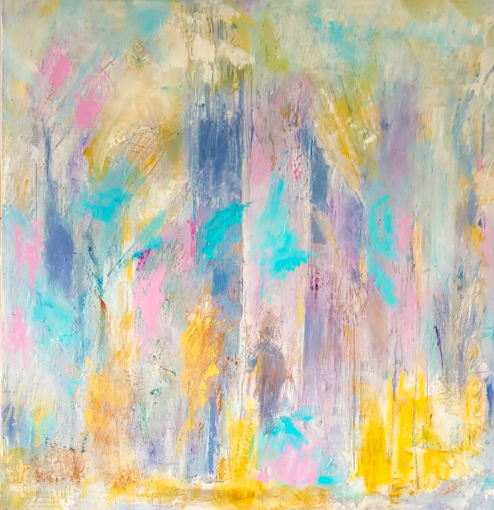 44. "Forest" - oil on canvas - 61x61cm